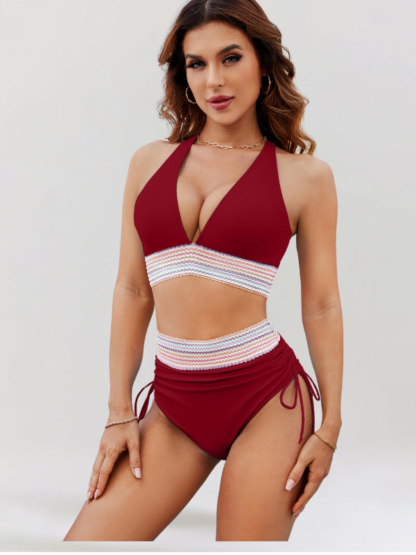 Lidia – High-Waisted Tummy Control Bikini Set